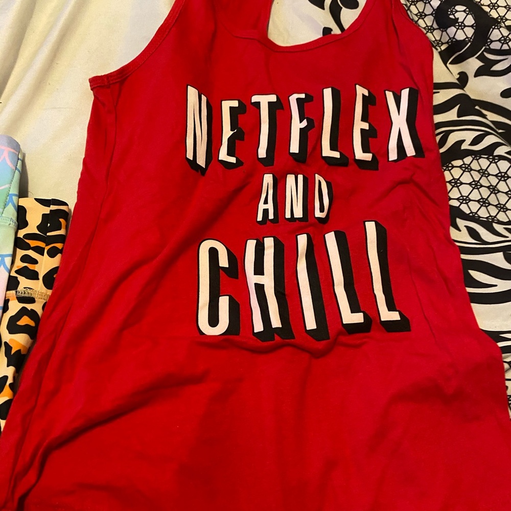 Netflix and chill tee